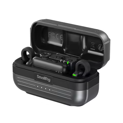 SmallRig S70 Wireless Microphone, 24-bit/48kHz Sampling 70dB SNR 40-Hour Runtime for Phone Camera fo