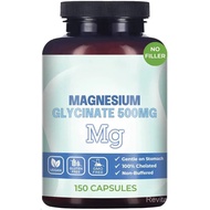 glycine capsules 500mg 150 capsules  dietary supplement