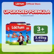 Lactum 3+ Plain 3.45kg (1.15kg x 3) Milk Drink for Children Above 3 Years Old