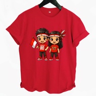 HR8 Independence Day T-shirt, Distro Shirt for Men and Women, Trendy August 17th Top, Short Sleeve