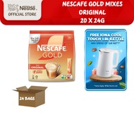 [Carton] NESCAFE GOLD 3in1 Original Coffee Sachets (20 x 24g)