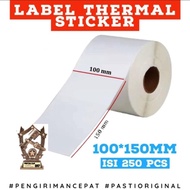kertas thermal 100x150 / thermal 100 x 150 mm isi 250