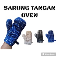 Thick oven gloves Kiri and right heat-resistant gloves cooking gloves oven gloves