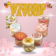 HoneySpree Wedding Mini Honey Jar Gift Set 30g | Wedding Event Celebration Giveaway Gift Idea