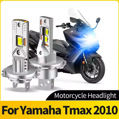 No Error Plug&Play LED Motorcycle light Headlamp 60W H4 H7 Super Bright White CSP LED Bulb For Yamah