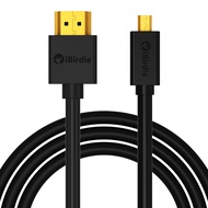 Micro HDMI to HDMI Cable 10 Feet - High Speed 18Gbps Support 4K60 HDR ARC Compatible with GoPro Hero