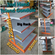 Big Rack 2nd Hand Island Gondola Rack Tengah,Rack Supermarket, Rack Mini Market, Farmasi, Kedai Runc