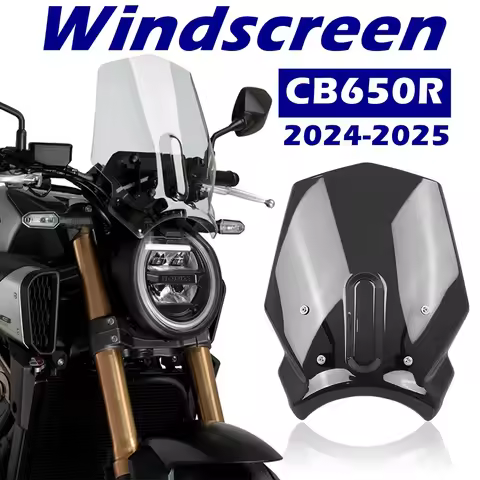 For Honda CB650R CB650 R CB 650R CB 650 R 2024 2025 Motorcycle Small Windscreen Windshield Front Win