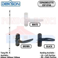 1 Set Espanyolet Espagnolette Dekkson EPL AL 874A 1000mm Dekson