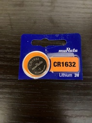 muRata  香港行貨(日本製造 )CR1632 卡裝 3V 紐扣電池 電餅 電芯 鋰電池