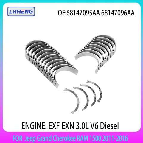 EXF EXN 3.0L 3.0 L T V6 Engine Main & connecting bearing Thrust washerset For Jeep Grand Cherokee Di
