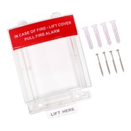 Fire Alarm Cover Fire Red Hood for Pull Stations Call Points Fireproof Guard