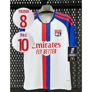 (S-4XL) 26/27 Season Lyon Home Fan Football Jersey