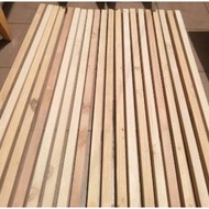 Dutch teak wood 120x2x2cm