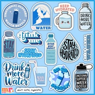 DRINK WATER INSPIRED STICKER TUMBLER BOTTLE H20 WATERPROOF STICKER