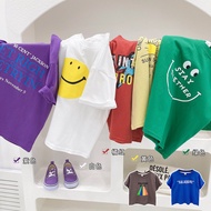 Summer Korean Version Children's T-Shirt, Various Styles, Fashionable, Short-Sleeved, Comfortable, B