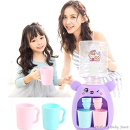 Mini Water Dispenser Toy Realistic Drinking Fountain Cartoon Play House Kitchen Boy Girl Baby Toy Kindergarten Kid Drink