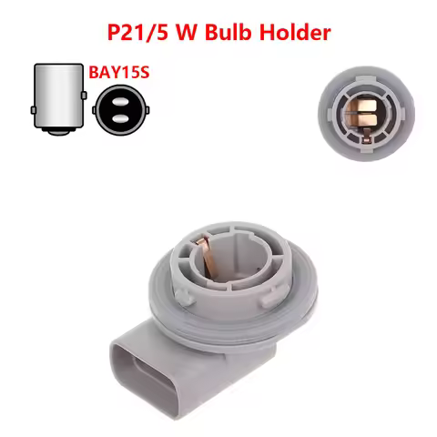 1157 P21/5W Bulb Holder for Kia Rio Sedona Rio5 Turn Signal Light Socket Car Lamp Base Replacement 1