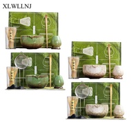 XLWLLNJ Matcha Tea Set Matcha Gift Japanese Tea Making Tools for Tea Lovers Matcha Whisk Tea Ceremon