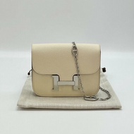 HERMES Constance slim零錢包腰包12*10*3 99新配件塵袋