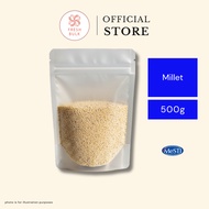 Fresh Bulk Organic Millet 500g | grains | meal rice | yellow millet | beras