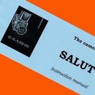 SALUT 相機中片幅 6x6 底片 Industar-29 英文手冊全新小冊子