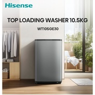Hisense Top Load Washer | Mesin Basuh Automatik 10.5kg WT105GE30