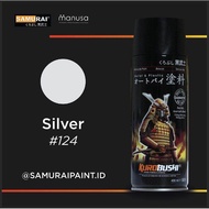 Pilok Pilox Cat Samurai Ready Berbagai Warna Silver Metalic Metalik Glossy Mengkilap 300-400ml/cc