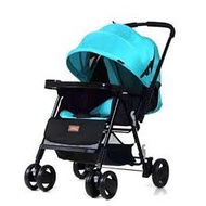 Seebaby T11 2-way high-end stroller is blue (swiping to see real pictures)