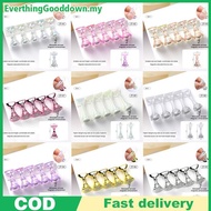 Ed 5Pcs Acrylic Magnetic Nail Art Practice Board Portable Nail Display Base for Manicure Training Ho