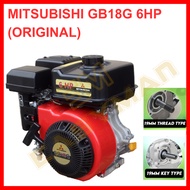 MITSUBISHI GASOLINE ENGINE 6HP GB18G (KEY/THREAD) ORIGINAL