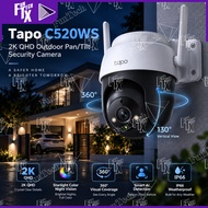 FunTech Tapo C520WS 2K QHD Outdoor CCTV Camera 360° WiFi IP66 Color Night Vision AI Detection