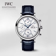 Iwc (IWC) Botao Fino Series Chronograph Calendar Automatic Mechanical Watch Swiss Watch Male White