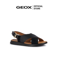 GEOX รองเท้าแตะผู้หญิง รุ่น D DANDRA - BLACK SS24 (D45NNBC9999F_U4BKXX)
