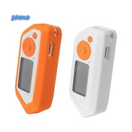 SAMO For Flipper Zero Protective , White/Orange Multifunctional Tool Game Console Protective Cover, 