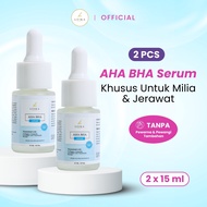 (BELI 2 PCS LEBIH HEMAT) Leika Skincare Serum AHA BHA Resmi BPOM Serum Khusus Milia dan Bruntusan Ta