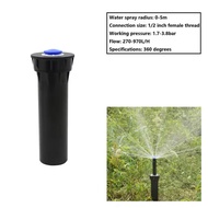 Popup Sprinkler 180 Degree 360 Degree Adjustable 1/ 2Pcs inch