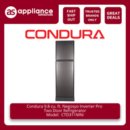Condura 9.8 cu. ft. Negosyo Inverter Pro Two Door Refrigerator CTD311MNi
