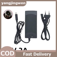 YANGWEN 1 Set Scooter Universal Scooter Charger 42V 2A Battery Charger Adapter For Es1 Es2 Es4 E22 E