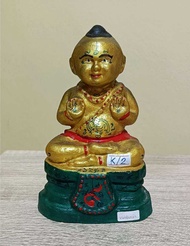 No..K/2.กุมารทองเทพ สายเทพ หลวงปู่แย้ม รุ่น เทพนิมิตร ฐานเลข9 ปี2548 วัดสามง่าม กุมารทอง ตัก 3.5 นิ้