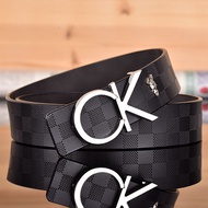 C CK New Style Black Checked Belt Fashion Casual Trendy Belt CD