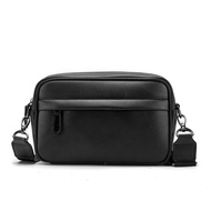 Fashion Male's Crossbody Bag Casual Business Leather Men's Messenger Bag Vintage Men Small Bag Zipper Shoulder Handbags Clutch