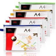 a4 zipper bag expanding file folder Deli 5596 beg mesh A4 beg ritsleting beg bimbit beg tarik beg do