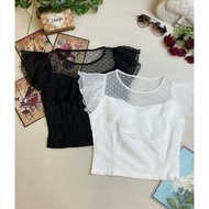 Angel Berry 818305 Premium Quality Organza Fashion Top(JUNE23)
