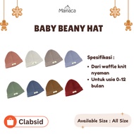 Mamaca Waffle Newborn Baby Beanie | Warm Baby Beanie