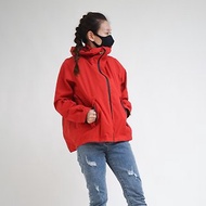 【單上衣】揹客 Packerism ULT 夾克式背包款衝鋒雨衣-緋紅