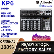 Aibedo KP6 channel professional audio mixer Bluetooth audio dsp USB mini audio interface para sa rec