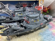 🌈ของเล่นเด็ก เรือเด็กเล่น เรือรบทหาร เรือทหาร ทหารเรือ เรือใหญ่ เรือรบ ของเล่นทหารเด็ก military base