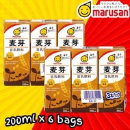 Marusan 麥芽豆乳200ML(200ML x 3包裝) x 2排(EXP:Y/M/D-2026/09/19)