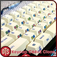 Keycap C64 v2 Clone | Mechanical keyboard buttons for keyboard | F64v2 | Profile cherry | PBT dyesub